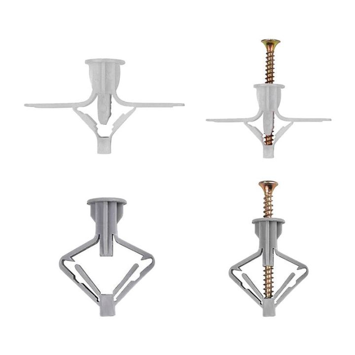 100pcs%20Expansion%20Drywall%20Anchor%20Kit%20With%20Screws%20SDrilling%20Wall%20Home%20Pierced%20Special%20For%20Nylon%20Plastic%20Gypsum%20Board%20-%20Image%202