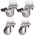 Caster Wheels 4pcs Furniture For Bed Universal Wheel 2inch Table Rotating Platform Chair Moving Small Castor For House Hardware. 