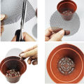 50Pcs/Pack Square Soil Grid Mat Flowerpot Hole Mesh Mats Bonsai Basin Grid Mat Sunlight Mall. 