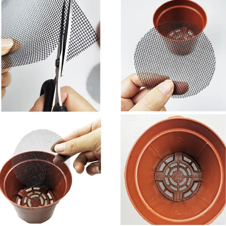 50Pcs/Pack%20Square%20Soil%20Grid%20Mat%20Flowerpot%20Hole%20Mesh%20Mats%20Bonsai%20Basin%20Grid%20Mat%20Sunlight%20Mall%20-%20Image%206