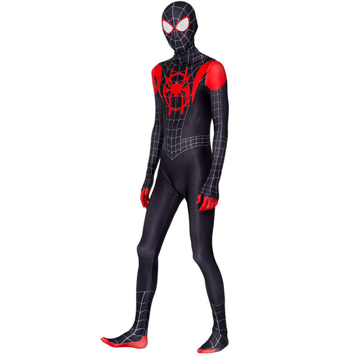 Hero%20Spider%20Man%20bodysuit%20jumpsuit%20Miles%20costume%20expedition%20for%20adult%20and%20children%20Halloween%20cosplay%20-%20Image%207