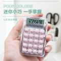 Mini Calculator Cute Mini Portable Counter High Value Transparent Small Children's Calculator Don.