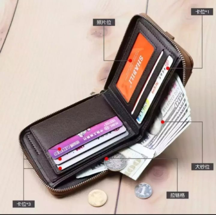 New%20Vintage%20Men's%20Wallet%20Coin%20Pocket%20Multi-Function%20Driving%20License%20Small%20Wallet%20Men's%20Pers%20Card%20Holder%20Money%20Bag%20-%20Wallet%20For%20Men%20-%20Image%202