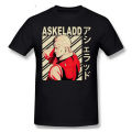 Askeladd - Vinland Saga short sleeve casual T-shirt men fashion o-neck 100% cotton tshirts tee top. 