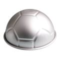 Durable 1 PCS 3D Half Round Ball Shaped Football Cake Mold 8 inch Thickening Aluminum Alloy Mould Birthday Baking Pan.