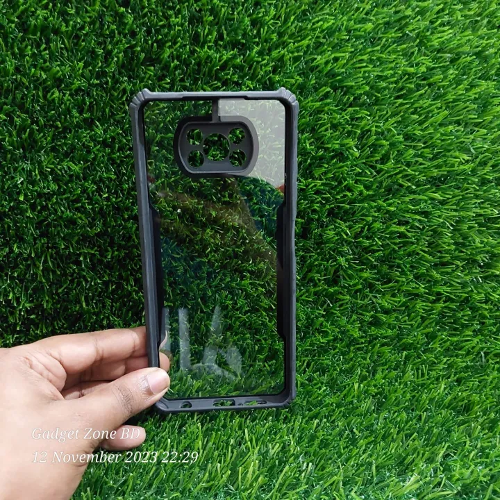 Xiaomi%20Poco%20X3%20NFC/Xiaomi%20Poco%20X3/Xiaomi%20Poco%20X3%20Pro%20Transparent%20Black%20Shockproof%20Camera%20Protective%20Premium%20Quality%20Back%20Cover%20-%20Image%203
