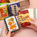 Cute Mini A7 Text Coil Notebook Student Word Hand Ledger Notebook Student Office Stationery Notebook Diary Book. 