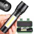 Torch Light Mini Usb Rechargeable /Rechargeable Flashlight Torch Led Usb Portable - Charger Light. 