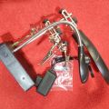 Soldering Iron Stand-3rd Helping Hand Magnifier Tool 3.5x & 12x Electrical Circuitry & Parts. 