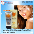 3W Clinic Intensive UV Sunblock Cream SPF50 PA+++ 70ml. 