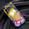 Case For Apple iPhone 11 13 15 14 Pro Max 12 Mini 7 8 Plus XR X XS SE 6 6S Black Soft Shell Phone Cover TPU Funny Homer Simpson. 