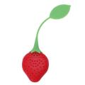 2pcs Silicone Tea Infuser Ball Pass Filter Tea Infuser Strainer Spoon Strawberry Variety.