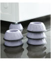 Washing machine foot pad base anti-slip waterproof refrigerator mat furniture dining chair heightening pad shock.