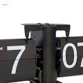 Clock Digital Flip Down Clock Retro Design Mechanical Table Clock Automatic Page Turning.