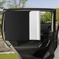 【Must-Have Style】 SEAMETAL Magnet Car Side Window Curtain 2Pcs Car Sun Shade Privacy Curtains Front/Rear Window UV Blocking Summer Sunshade Cover. 