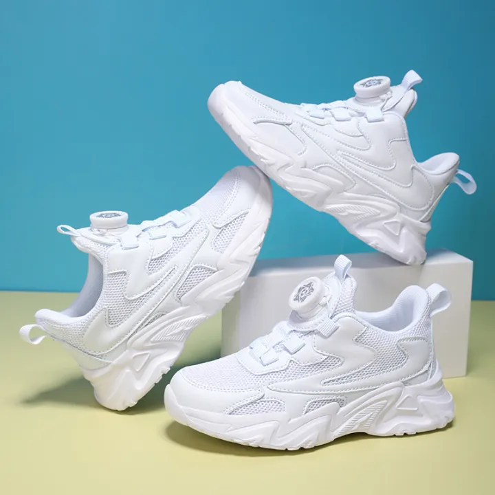 Children%20Casual%20Shoes%20Kids%20Sneakers%20for%20Boys%20and%20Girls%20Solid%20White%20Shoes%20Mesh%20Breathable%20Running%20Sports%20Tenis%20Chunky%20Sneakers%20-%20Image%202