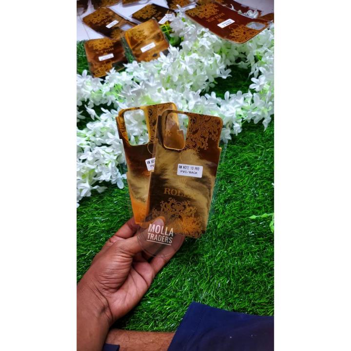 For Xiaomi Redmi Note 10 Pro / Xiaomi Redmi Note 10 Pro Max  Mobile Back sticker  {24K limited gold edition Rolex_sticker }