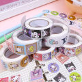 500Pcs/Roll Cartoon Cute Roll Stickers Sanrio Kulomi Melody Teacher Children Reward Stickers Gift. 