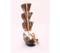 Coconut Shell Made Three Sailing Boat Showpiece - Wall Decoration.