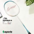 Malaysia Imported Li-Ling AxForce 9 Unstrung Badminton Smash Racket- iSports. 