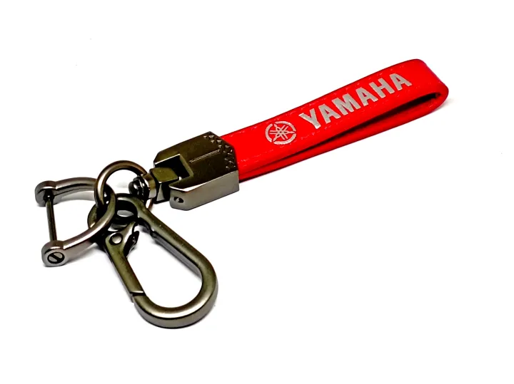 Motorcycle%20leather%20%20Key%20Ring%20%20for%20%20yamaha%20bike%20-%20Red%20-%20Image%202
