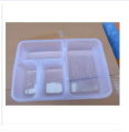 4 Container Plastic Multicolor Tiffin Lunch Box 1 pcs. 