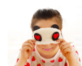 1 pcs Cute Panda Eye Mask for Sleeping  Cartoon Sleeping Mask Travel Rest Eye Shade Band Eye Patch Blindfold Sleep Aid. 