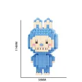 PinShang Building Block For Kids Labubu Keychain Building Block Keychains For Backpack Purse Pocket Book Luggage Birthday Gifts. 