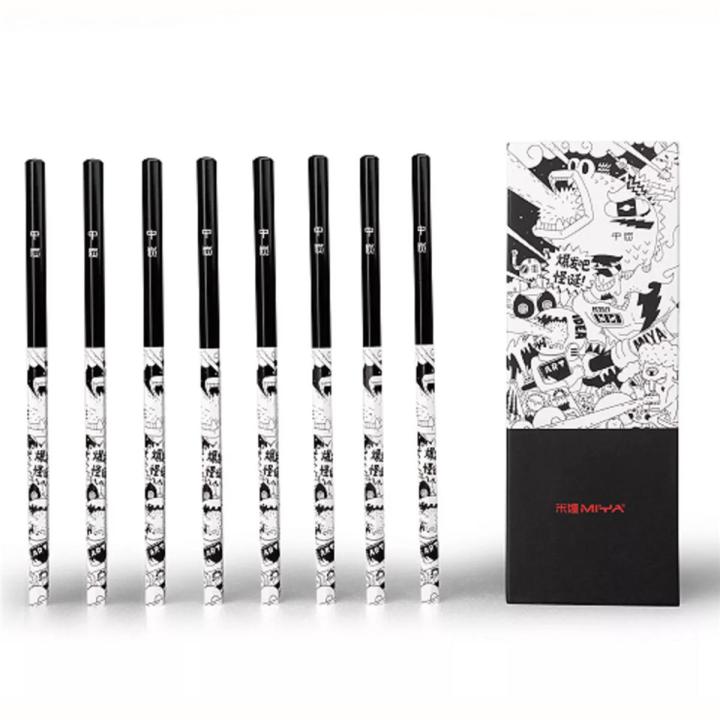HiMi%20MiYa%20Soft%20charcoal%20Pencil%20set%20%208%20Pcs%20-%20Image%202