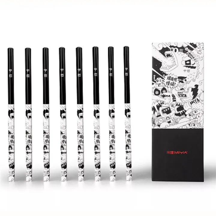 HiMi%20MiYa%20Soft%20charcoal%20Pencil%20set%20%208%20Pcs%20-%20Image%202