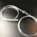 【Xiaofeng】New Fuel Tranfer Pump Manual Hand uction Water Petrol Fuel Tranfer Pump Pipe. 