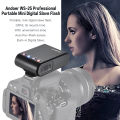 Andoer WS-25 Mini Digital Slave Flash Lamp Portable On-Camera Flash GN18 for Canon Nikon Pentax Sony a7 nex6 HX50 A99 Camera.