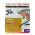 Mont Marte Premium Colour Pencils 72 Pcs Suitable for Sketching Drawing Colouring and Detailing Designs.