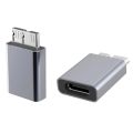 Durable 5V5A Micro B Male Charge Adapter Super Speed for hdD Type C Female Converter OTG Connector USB C to Micro B USB3.0 Adapter. 
