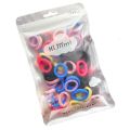50Pcs Hair Ties Seamless Elastic Hair Bands Small Hair Ties for Women Baby Toddler Girls Rubber Bands 0.78 inches Elastic Ponytail Holders. 