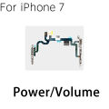 Inner Parts For iPhone 7 Power Volume Charging Dock Front Camera Home Button Key Flex Cable Taptic Engine Loud Speaker.
