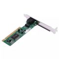 PCI Network Card Computer Built-in 10/100M Ethernet 100Mbps Free Driver Compatible PCI2.1 / 2.2 Lan for Desktop PC. 