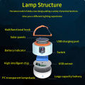 1000W Solar LED Camping Light Waterproof USB Rechargeable For Outdoor Tent Lamp Portable Lanterns Emergency Lights BBQ Hiking.