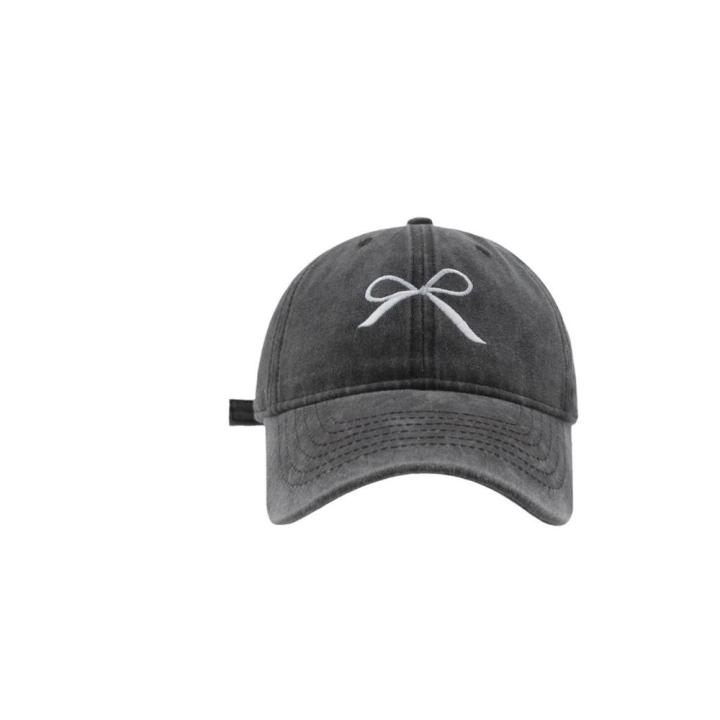 Breathable%20Bow%20Embroidered%20Baseball%20Hat%20Lightweight%20Adjustable%20Sunscreen%20Vintage%20Baseball%20Cap%20Embroidered%20Soft%20Top%20Sunproof%20Cap%20for%20Travel%20Hat%20Outdoor%20Sun%20Shade%20Women's%20Cap%20Daily%20Wear%20Streetwear%20-%20Image%203