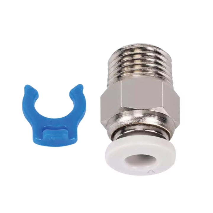 PC4-M10%20Male%20Straight%20Pneumatic%20Push%20in%20Quick%20Fitting%20Connector%20with%20Clips%20for%20E3D-V6%20Long-Distance%20for%20Ender%203/CR10%20-%20Image%202