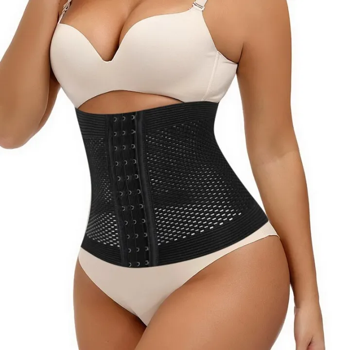 Women%20Waist%20Trainer%20Latex%20Cincher%20Girdles%20Shapewear%20Slimming%20Belt%20Body%20Shaper%20Fitness%20Corset%20Sheath%20Plus%20Size%203XL%20-%20Image%207