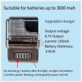 GUDI g516 LCD lights universal battery charger with cable. 