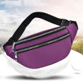 2 Zippers Waterproof Sport Pouch Beach Outdoor Waist Bag Fashion Women Men. 