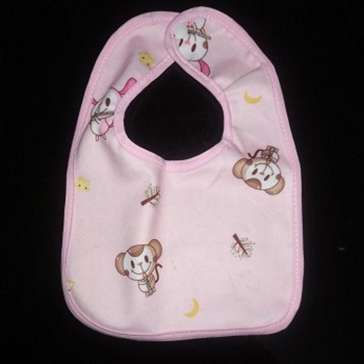 Fashionable Cotton Bibs For Baby - 1 Pcs (Colour As Per Stock)