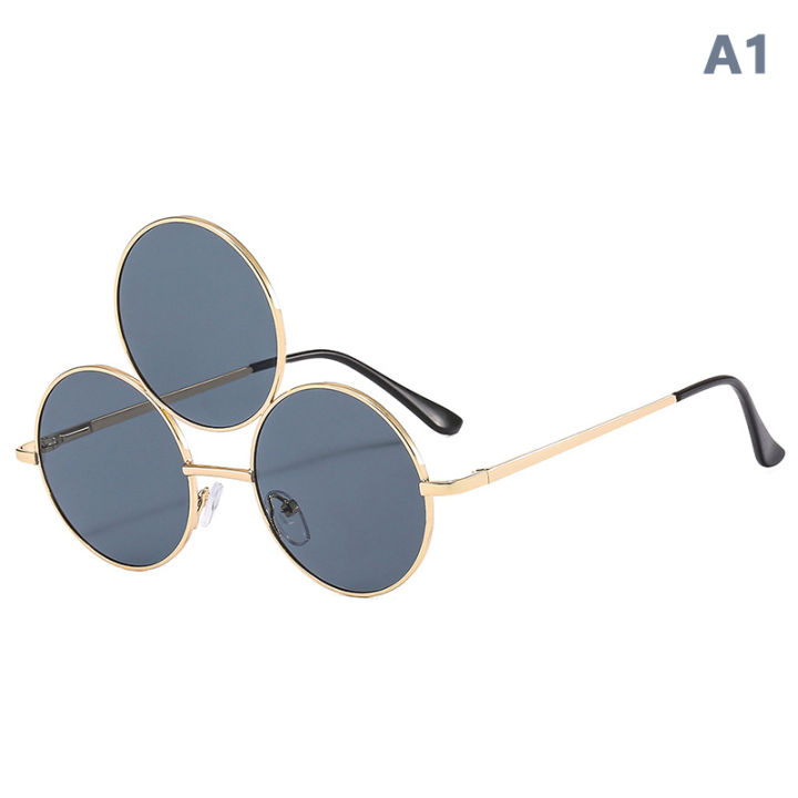 Third Eye Round Sunglasses Women/Men Holiday Sun Glasses