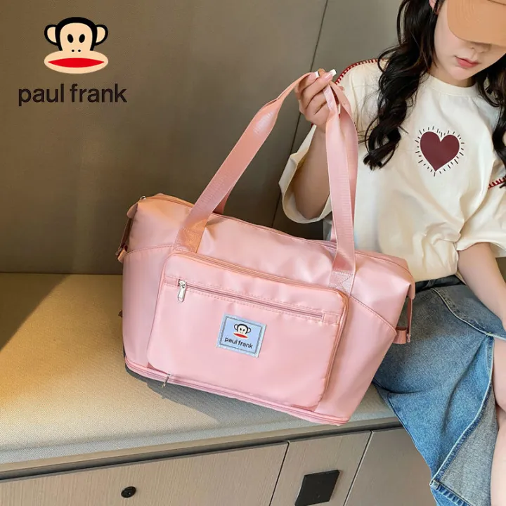 Paul%20Frank%20Foldable%20Travel%20Bag%20Women's%20Short-Distance%20Portable%20Large%20Capacity%20Gym%20Bag%20Pending%20Storage%20Business%20Travel%20Luggage%20Bag%20-%20Image%202