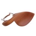 A Natural Jujube Wood 4/4 Violin Parts Accessories Set with Professional Maple Wood Violin Shoulder Rest. 