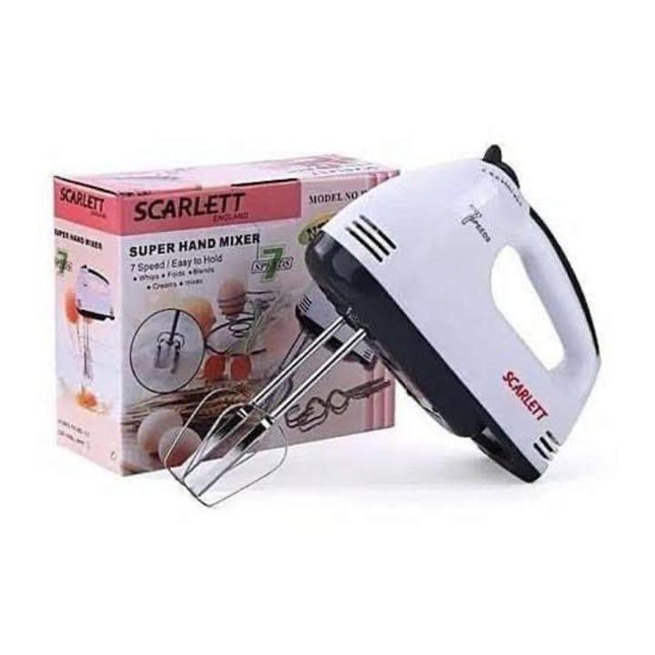 Scarlet electric super hand mixer and egg bitter-1p