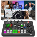 F998 Sound Card and BM800 Microphone Kit for Singing PC Phone.