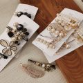 5/6pcs Hair Clip Set Hair Pins Korean Fashion Shiny Retro Hairpin Girls Crystal Rhinestone Hair Clip Elegant Hair Accessories. 